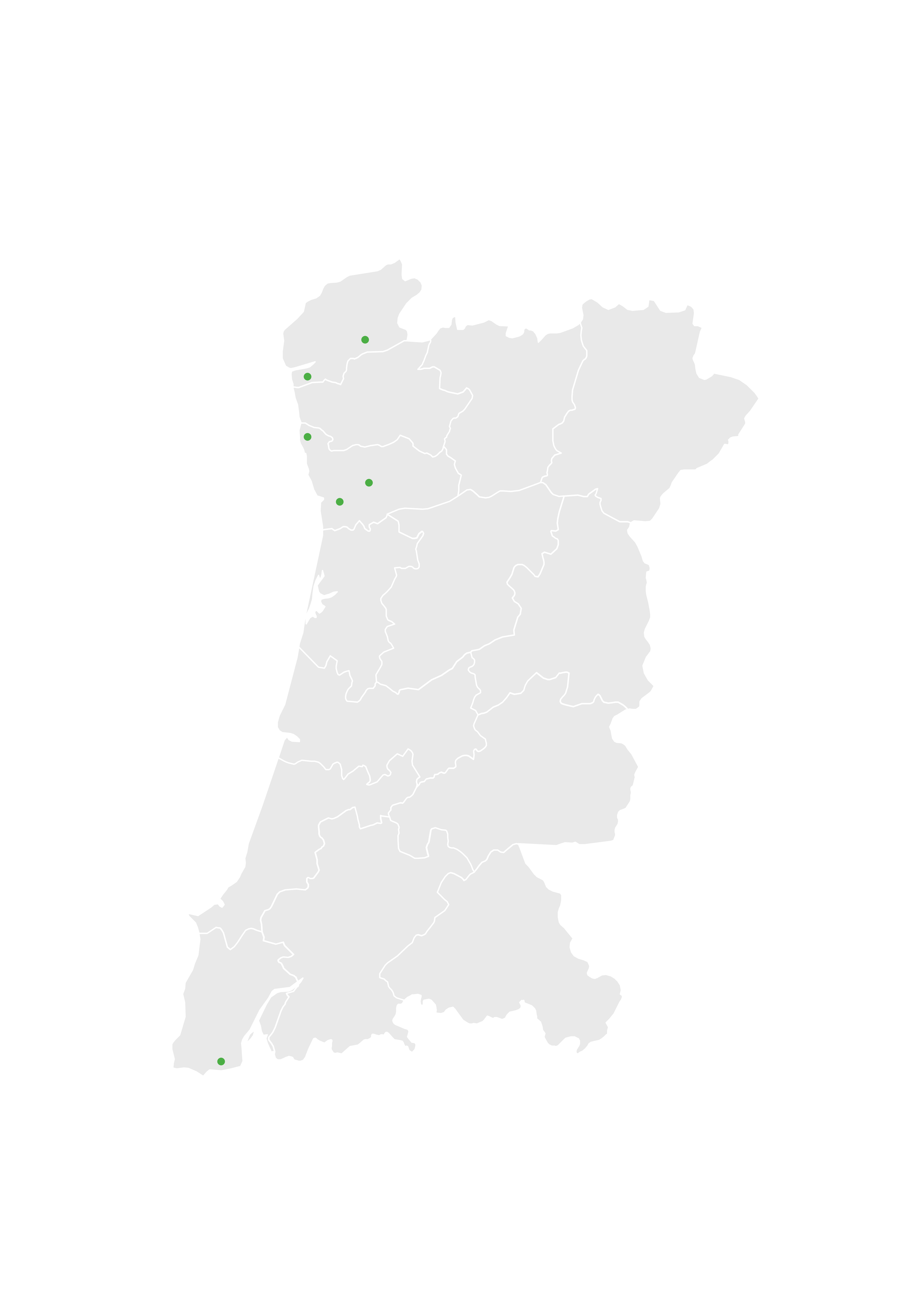 Mapa de Portugal